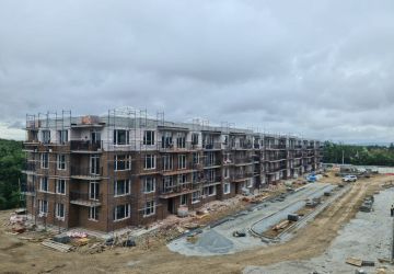 Фото со стройки жилого комплекса (август 2022)